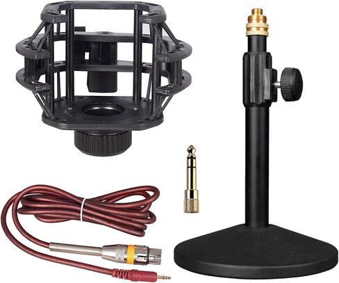 Boytone BT-76SM التوصيل والتشغيل بودكاست قلبي مكثف ستوديو تسجيل الميكروفون، 34 ملم غشاء كبير in Kuwait