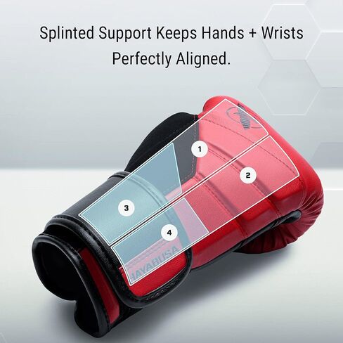 Hayabusa T3 Boxing Gloves for Kids and Teens Wrist and Knuckle Protection, Dual-X Hook and Loop Closure, Splinted Wrist Support, 5 Layer Foam Knuckle Padding in Saudi Arabia