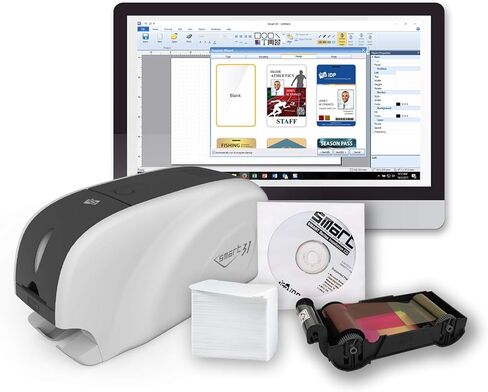 IDP SMART-31 Series ID Card Duplex Printer - Software, Manual and Guides Included in Saudi Arabia