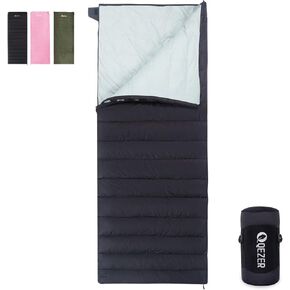 Down Sleeping Bag for Adults, Ultralight Wearable Sleeping Bag for Backpacking, Can Be Used as a Blanket or Mat