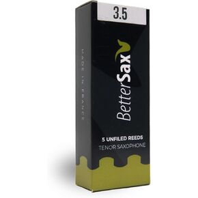 Tenor Saxophone Jazz Cut Reeds, Strength 3.5 (5-pack) - Perfect for Jazz Performances, Band Practices, and Solo Sessions