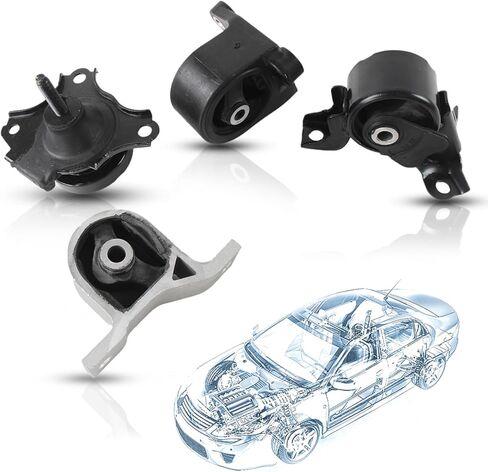 Engine Mounts Set Fits for Honda Accord 2.4L 2013-2017 After-Market Parts 1 Years Warranty, Engine Motor Mount Replace OE A65072 A65054 A65040 A65068 A65071 in Saudi Arabia