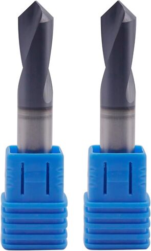 BestParts High Performance 5Pcs Solid Carbide Spotting Drill - AlTiN Coated, 90 Degree, 2 Flute, 3/16" Shank Diameter, 3/4" Flute Length, 2" Overall Length in Saudi Arabia