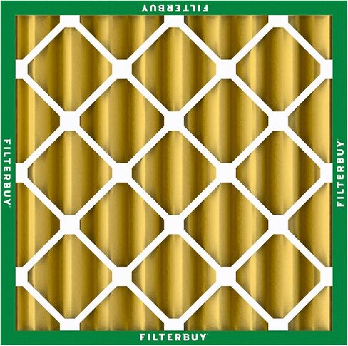 Filterbuy 20x25x2 فلتر هواء MERV 11 دفاع عن الحساسية (12 حزمة)، استبدال مرشحات هواء فرن HVAC AC المطوية (الحجم الفعلي: 19.50 × 24.50 × 1.75 بوصة) in Saudi Arabia