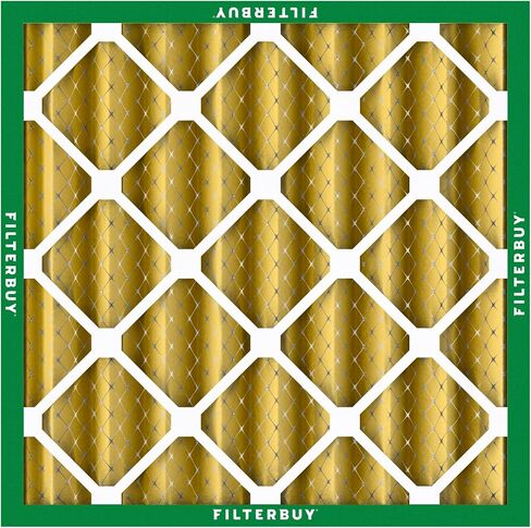 Filterbuy 20x25x2 فلتر هواء MERV 11 دفاع عن الحساسية (12 حزمة)، استبدال مرشحات هواء فرن HVAC AC المطوية (الحجم الفعلي: 19.50 × 24.50 × 1.75 بوصة) in Saudi Arabia