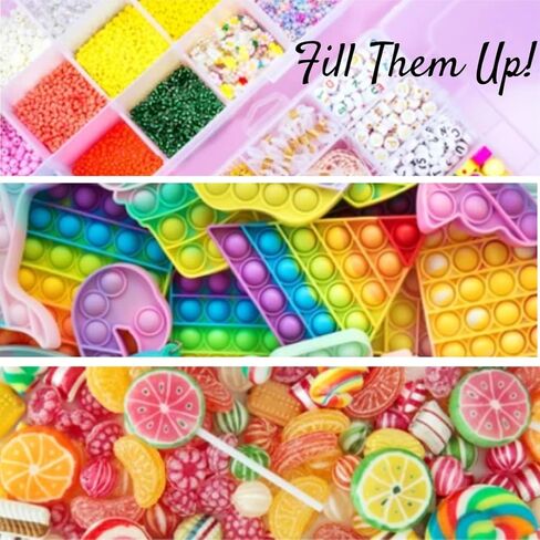 Hammont Paper Treat Boxes - (10 Pack) - Party Favors Treat Container Cookie Boxes Cute Designs Perfect for Parties and Celebrations 6.25" x 3.75" x 3.5" (Chinese) in Kuwait