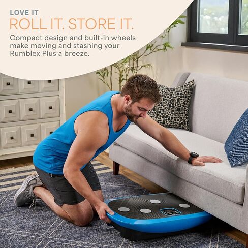 جهاز تمرين لوحة الاهتزاز LifePro RelaxaVibe - منصة اهتزاز لتعزيز الدورة الدموية والتمثيل الغذائي - آلة اهتزاز أنيقة في غرفة المعيشة - لوحة اهتزاز لكامل الجسم مع مسند مسخن in Kuwait