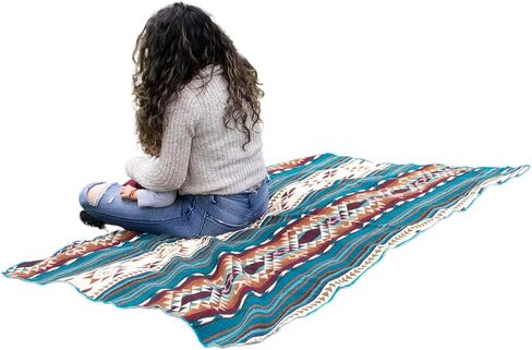 Alpaca Wool Blanket 80x45 inch: Soft, Warm, Hypoallergenic, Unique Designs– Ideal for Camping and Air Travel, Red Tones in Saudi Arabia