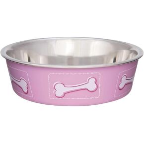 Bella Dog Bowl Size: Small (2" H x 5.5" W x 5.5" D), Color: Paparazzi Pink
