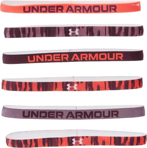 Under Armour girls Graphic Headbands 6-pack, (426) Varsity Blue/Blizzard/Bubble Peach, One Size in Kuwait