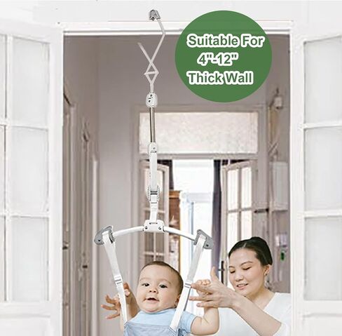 Creative Baby Door Jumper Set - Adjustable Toddler Baby Bouncer Baby Toys Baby Walker Swing (Blue) in Saudi Arabia