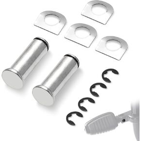 Footpeg Mounting Pins Kit, Clevis pin+Spring washer+Retaining ring for Harley Models w/male mount-style Rider/Passenger footpegs,for CVO Dyna Touring Softail Sportster ect.
