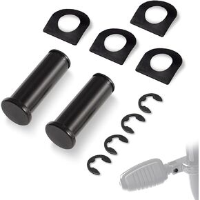 مجموعة دبابيس تثبيت Footpeg، دبوس Clevis + غسالة زنبركية + حلقة الاحتفاظ لموديلات Harley مع مساند قدم للراكب/الراكب على شكل ذكر، من أجل CVO Dyna Touring Softail Sportster إلخ.