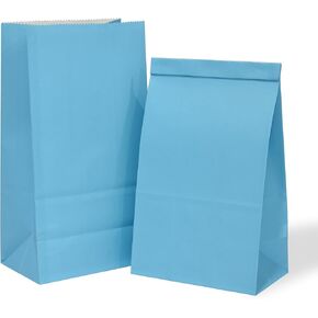 LFCXHTY 30 Pack Black Paper Bags Small Paper Lunch Party Favor Bag for Baby Shower Birthday Party Wedding Retail Shopping Takeouts Business Goody Sacks, 5.12"x3.15"x9.45"