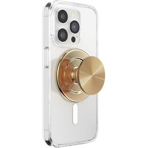 مقبض هاتف PopSockets مع مسند ممتد، متوافق مع MagSafe، حلقة محول لـ MagSafe متضمنة، متوافق مع الشحن اللاسلكي - Pinky