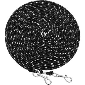 CHERPET Reflective Cat Leash - 30 ft Escape Proof Walking Lead Yard Long Leash, Durable Extender Leash Training Playing Outdoor for Cats Puppy Kitten Small Dogs Rabbit Small Animals