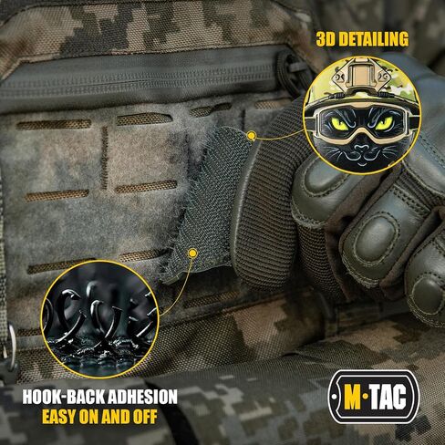 رقع M-Tac Morale الفريدة - رقع PVC للسترات وحقائب الظهر والقبعات - رقعة الرموز الأمريكية العسكرية التكتيكية UA USA مع دعامة تثبيت بخطاف (كائن فضائي يتوهج في الظلام) in Kuwait