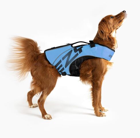 سترة النجاة EZYDOG X2 Boost | ركوب القوارب، صديق للكلاب، لوح التجديف، قدرة طفو فائقة، مقبض إنقاذ، سترة نجاة (صغير، أحمر) in Kuwait