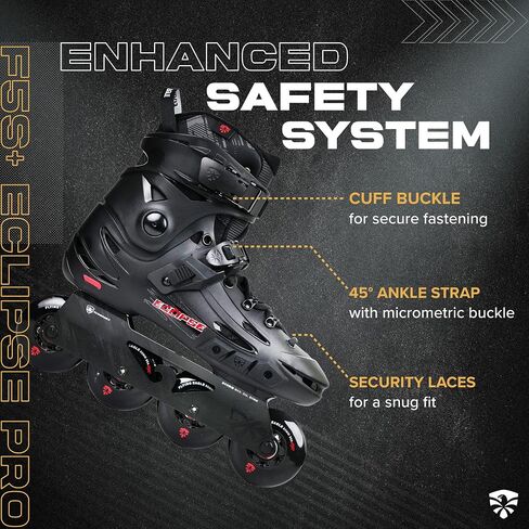 Skates | F5S+ Eclipse Pro - Inline Skates for Men & Women, Adult Inline Skates, Inline Skates for Women, Men's Inline Skates in Saudi Arabia