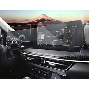 واقي شاشة من الزجاج المقسى SXCY مناسب لشاشة Nissan Altima 2023 مقاس 12.3 بوصة لشاشة Altima 2023 SL / SR VC-Turbo مقاس 12.3 بوصة NissanConnect شاشة ملونة مقاس 12.3 بوصة مع شاشة ملونة للتحكم باللمس المتعدد، رقائق واقي شاشة من الزجاج المقسى لعام 2023 Altim