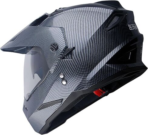 1Storm Youth Kids Dual Sport Dual Visor Motorcycle Motocross Off Road خوذة كاملة الوجه: HF802Youth in Saudi Arabia
