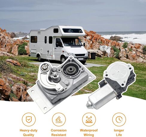 379160 صندوق تروس RV وصلة منحنية 9 بوصة لـ Kwi-kee 22 23 28A 30 32 33 34 35 36 38 40 سلسلة خطوات كهربائية 1104425 رمادي in Saudi Arabia
