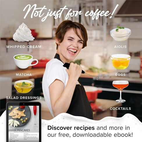 خلاط يدوي باورليكس 5 في 1 - محرك قوي 800 واط، ملحقات خالية من مادة BPA، سرعة قابلة للتعديل وتعزيز توربو، قبضة مريحة، سهل التنظيف والتخزين in Kuwait