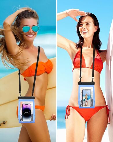 Large Capacity Waterproof Phone Pouch, Floating Dry Bag for iPhone 17 16 13 12 11 Pro Max Galaxy S22 S21 Waterproof Bag Sunscreen Glasses Storage Dry Pouch for Swimming Rafting Boating in Kuwait