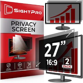 سايت برو فلتر شاشة لحماية خصوصية الكمبيوتر مقاس 24 بوصة 16:9 [عبوتان] - واقي الخصوصية وواقي مضاد للتوهج in Kuwait