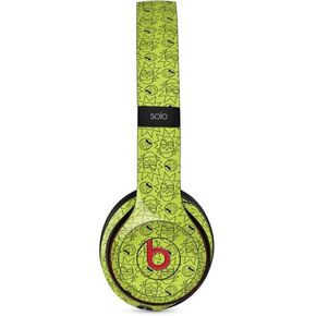 غلاف صوتي من Skinit متوافق مع Beats Solo 3 Wireless - تصميم مطبوع بالكامل من Warner Bros Rick and Morty