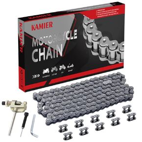 #35 140 Links Drive Roller Chain Breaker for Coleman CT100U CC100X RB100 Baja Doodle Bug DB30 Mega Monster Moto MM-B80 MM-B105 Motovox 79cc 97cc 100cc 212cc 2.8hp Mini Bike Go Kart Cart Parts