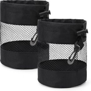 2Pcs Golf Balls Storage Bag, Golf Pouch Bags Nylon Mesh Golf Ball Bags Golf Ball Pouch Drawstring Golf Tees Pouch Bag Golf Bag Organizer Golf Ball Holder