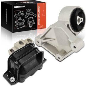 A-Premium Engine Motor and Transmission Mount Kit Compatible with Chrysler Sebring 2001-2006 & Dodge Stratus 2001-2006, 2.4L 2.7L 2-PC Set Replace# 4593337AB, 45933383AB