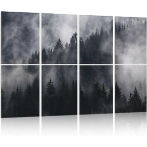 Acoustic Wall Panels Sound Absorbing Panels: Beach Nature Landscape Wall Art Acoustic Panels Recording Studio Acoustical Treatments Wall Decor for Office Bedroom Living Room 24"x24",Set of 6
