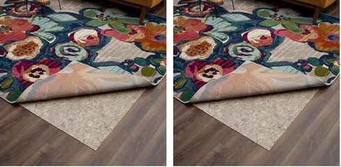 Mohawk Home 2 x 4 1/8 سجادة منخفضة الحجم غير قابلة للانزلاق + مقبض مطاطي، رائعة للمناطق ذات حركة المرور العالية - آمنة لجميع الأرضيات in Saudi Arabia
