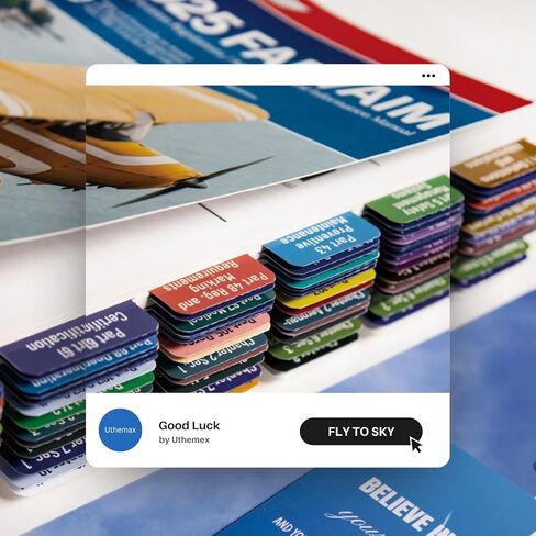 علامات تبويب FAR AIM 2024، FAA لرخصة الطيار الخاص - VFR، 100 قطعة من علامات التبويب المرمزة بالألوان إجمالاً مع 10 قطع من علامات تبويب الفهرس الفارغة و450 ملصقًا منقطة ملونة (الكتاب غير متضمن) in Kuwait