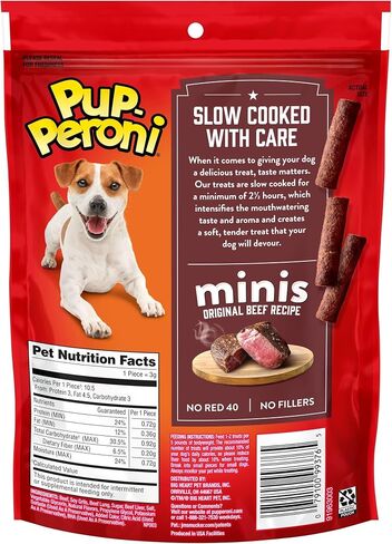 Pup-Peroni Triple Steak Flavored Dog Treats, 22.5 Ounce in Saudi Arabia
