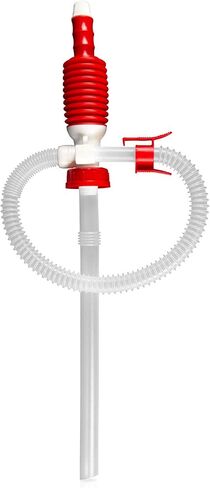 مضخة سيفون يدوية محمولة مقاس XL من TERA PUMP/مضخة علبة غاز XL، 3.2 جالون في الدقيقة، 1X محول علبة غاز للغاز/الديزل/الديزل /E85 والمزيد in Kuwait