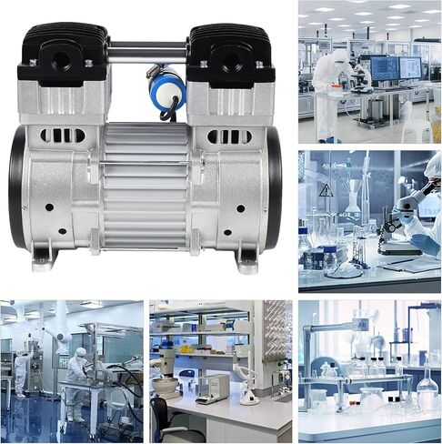 Oil-Free Silent Vacuum Piston High Flow Air Pump Small Diaphragm Mute Pump 5A 200L / Min- 2A100L/ Min 110V (110V 1100W) in Saudi Arabia