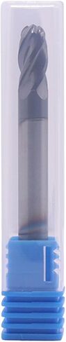High Performance Solid Carbide Ball Nose End Mill - Double End - AlTiN Coated, 4 Flute, 30 Degree Helix, 3/8" Cutting diameter, 3/8" Shank diameter, 9/16" Length of Cut, 2-1/2" Overall Length in Saudi Arabia