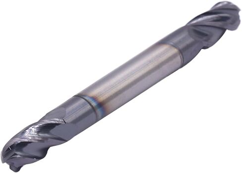 High Performance Solid Carbide Ball Nose End Mill - Double End - AlTiN Coated, 4 Flute, 30 Degree Helix, 3/8" Cutting diameter, 3/8" Shank diameter, 9/16" Length of Cut, 2-1/2" Overall Length in Saudi Arabia