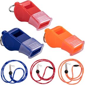 Sports Whistles with Lanyard, for Coach, Referee, and Official
