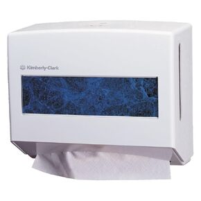 09217 Scottfold Compact Towel Dispenser, 13 3/10 x 13 1/2 x 10, Pearl White