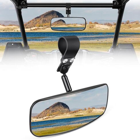Nilight UTV Side Mirrors Offroad Rear View Mirrors Aluminum Universal Fits 1.75-2inch Roll Bar Clamp Polaris Ranger RZR Pioneer Can-Am Commander Kawasaki Yamaha Cfmoto, 2 Years Warranty in Saudi Arabia