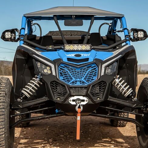 Nilight UTV Side Mirrors Offroad Rear View Mirrors Aluminum Universal Fits 1.75-2inch Roll Bar Clamp Polaris Ranger RZR Pioneer Can-Am Commander Kawasaki Yamaha Cfmoto, 2 Years Warranty in Saudi Arabia