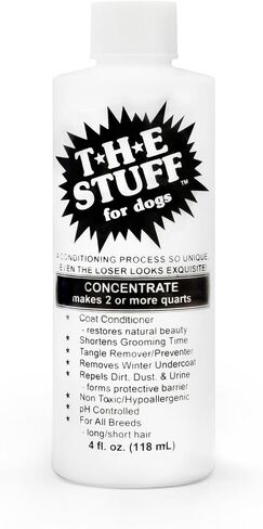 The Stuff Leave-In Dog Conditioner and Detangler Spray | 16oz Ready to Use | Perfect Solution for Managing Matted Dog Hair | Top Rated Dog Detangling and Dematting Spray in Saudi Arabia