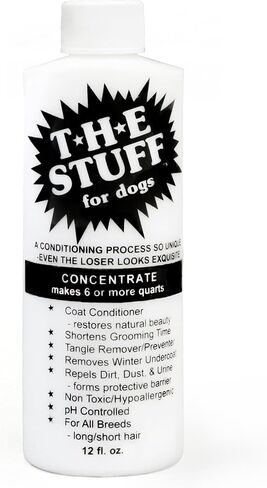 The Stuff Leave-In Dog Conditioner and Detangler Spray | 16oz Ready to Use | Perfect Solution for Managing Matted Dog Hair | Top Rated Dog Detangling and Dematting Spray in Saudi Arabia