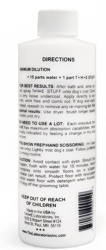 The Stuff Leave-In Dog Conditioner and Detangler Spray | 16oz Ready to Use | Perfect Solution for Managing Matted Dog Hair | Top Rated Dog Detangling and Dematting Spray in Saudi Arabia