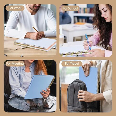 FLYING EAGLE 8.5 x 11 Large Graph Notebook Journal Spiral Graph Grid Notebook 210 Pages Hardcover Graph Notebook Engineering Paper Notebook Graphing Notebook for Men Women, Black in Kuwait