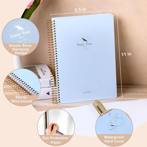 FLYING EAGLE 8.5 x 11 Large Graph Notebook Journal Spiral Graph Grid Notebook 210 Pages Hardcover Graph Notebook Engineering Paper Notebook Graphing Notebook for Men Women, Black in Kuwait